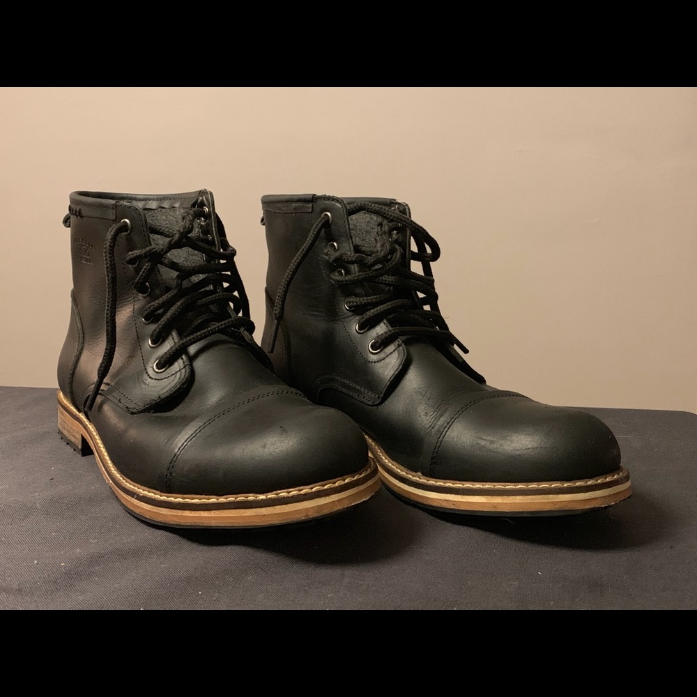Farrell black winter boots